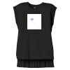 Women's Flowy Muscle Tee With Rolled Cuffs Thumbnail