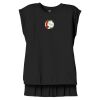 Women's Flowy Muscle Tee With Rolled Cuffs Thumbnail