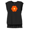 Women's Flowy Muscle Tee With Rolled Cuffs Thumbnail
