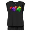Women's Flowy Muscle Tee With Rolled Cuffs Thumbnail