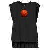 Women's Flowy Muscle Tee With Rolled Cuffs Thumbnail