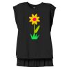 Women's Flowy Muscle Tee With Rolled Cuffs Thumbnail