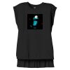 Women's Flowy Muscle Tee With Rolled Cuffs Thumbnail