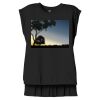 Women's Flowy Muscle Tee With Rolled Cuffs Thumbnail