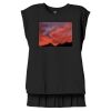 Women's Flowy Muscle Tee With Rolled Cuffs Thumbnail
