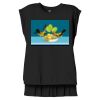 Women's Flowy Muscle Tee With Rolled Cuffs Thumbnail