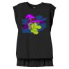 Women's Flowy Muscle Tee With Rolled Cuffs Thumbnail