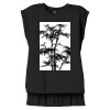 Women's Flowy Muscle Tee With Rolled Cuffs Thumbnail