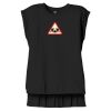 Women's Flowy Muscle Tee With Rolled Cuffs Thumbnail