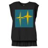 Women's Flowy Muscle Tee With Rolled Cuffs Thumbnail