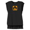 Women's Flowy Muscle Tee With Rolled Cuffs Thumbnail