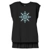 Women's Flowy Muscle Tee With Rolled Cuffs Thumbnail