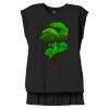 Women's Flowy Muscle Tee With Rolled Cuffs Thumbnail