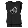 Women's Flowy Muscle Tee With Rolled Cuffs Thumbnail