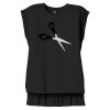 Women's Flowy Muscle Tee With Rolled Cuffs Thumbnail