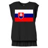 Women's Flowy Muscle Tee With Rolled Cuffs Thumbnail
