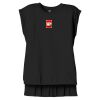 Women's Flowy Muscle Tee With Rolled Cuffs Thumbnail