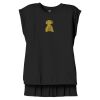 Women's Flowy Muscle Tee With Rolled Cuffs Thumbnail