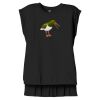 Women's Flowy Muscle Tee With Rolled Cuffs Thumbnail