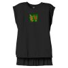 Women's Flowy Muscle Tee With Rolled Cuffs Thumbnail