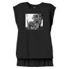 Women's Flowy Muscle Tee With Rolled Cuffs Thumbnail