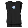 Women's Flowy Muscle Tee With Rolled Cuffs Thumbnail