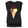 Women's Flowy Muscle Tee With Rolled Cuffs Thumbnail