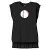 Women's Flowy Muscle Tee With Rolled Cuffs Thumbnail