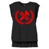 Women's Flowy Muscle Tee With Rolled Cuffs Thumbnail