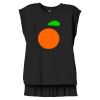 Women's Flowy Muscle Tee With Rolled Cuffs Thumbnail