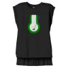 Women's Flowy Muscle Tee With Rolled Cuffs Thumbnail