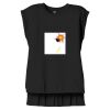 Women's Flowy Muscle Tee With Rolled Cuffs Thumbnail