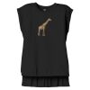Women's Flowy Muscle Tee With Rolled Cuffs Thumbnail
