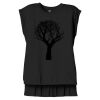 Women's Flowy Muscle Tee With Rolled Cuffs Thumbnail