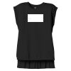 Women's Flowy Muscle Tee With Rolled Cuffs Thumbnail