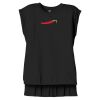 Women's Flowy Muscle Tee With Rolled Cuffs Thumbnail