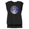 Women's Flowy Muscle Tee With Rolled Cuffs Thumbnail
