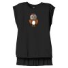 Women's Flowy Muscle Tee With Rolled Cuffs Thumbnail