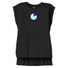 Women's Flowy Muscle Tee With Rolled Cuffs Thumbnail