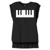 Women's Flowy Muscle Tee With Rolled Cuffs Thumbnail