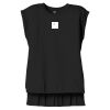 Women's Flowy Muscle Tee With Rolled Cuffs Thumbnail
