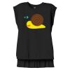 Women's Flowy Muscle Tee With Rolled Cuffs Thumbnail