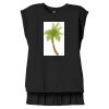 Women's Flowy Muscle Tee With Rolled Cuffs Thumbnail