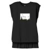 Women's Flowy Muscle Tee With Rolled Cuffs Thumbnail