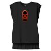 Women's Flowy Muscle Tee With Rolled Cuffs Thumbnail