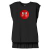 Women's Flowy Muscle Tee With Rolled Cuffs Thumbnail