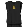 Women's Flowy Muscle Tee With Rolled Cuffs Thumbnail