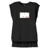 Women's Flowy Muscle Tee With Rolled Cuffs Thumbnail