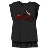 Women's Flowy Muscle Tee With Rolled Cuffs Thumbnail