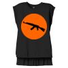 Women's Flowy Muscle Tee With Rolled Cuffs Thumbnail